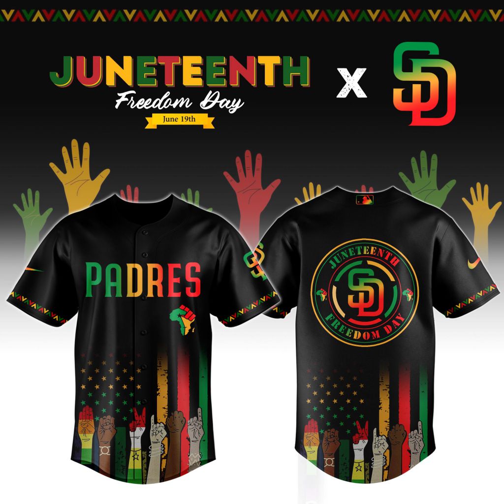 Premium MLB San Diego Padres Juneteenth Freedom Day Baseball Jersey - SDP094