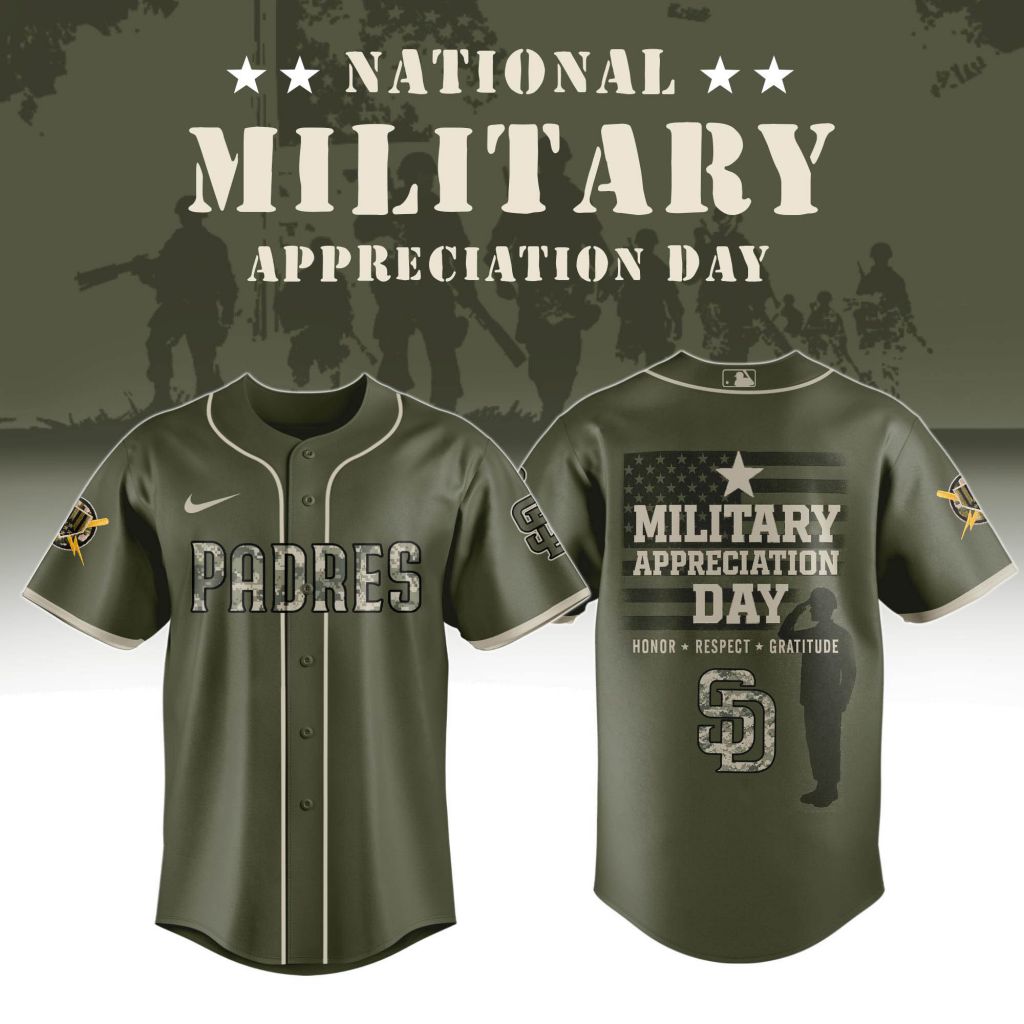 Premium MLB San Diego Padres Military Appreciation Day Baseball Jersey - SDP096