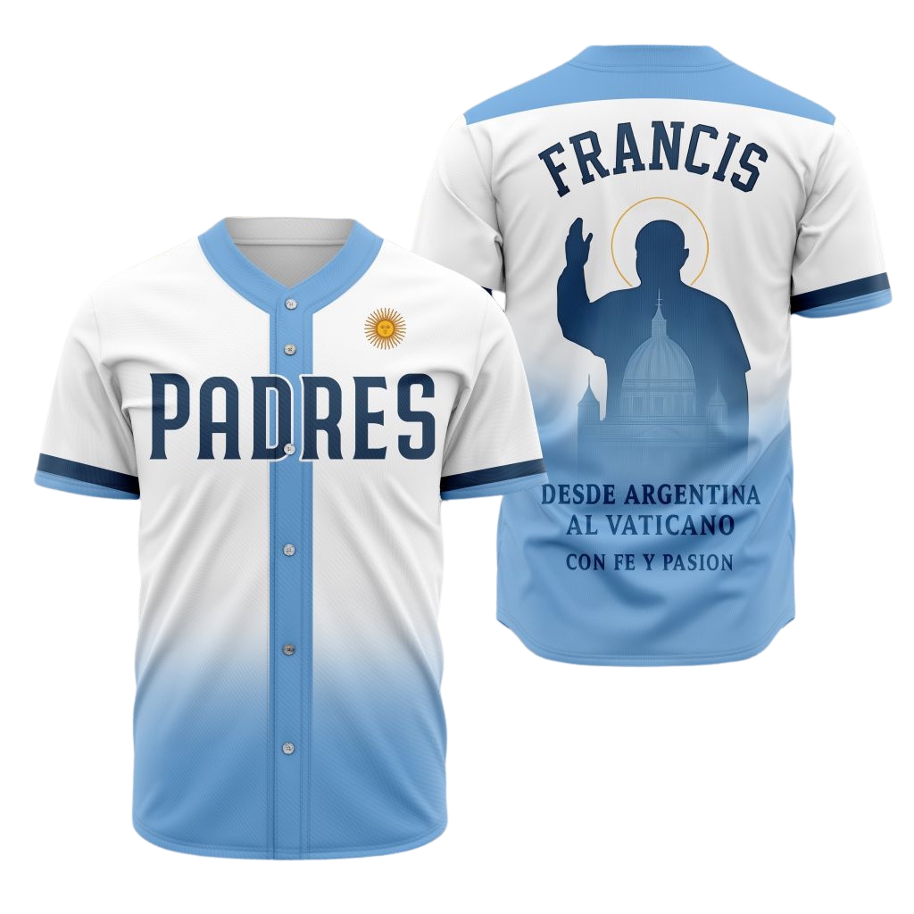 Premium MLB San Diego Padres Pray For Pope Francis Baseball Jersey - SDP0100