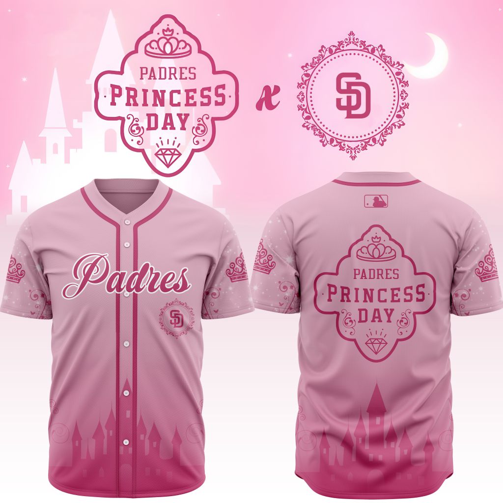 Premium MLB San Diego Padres Princess Day Baseball Jersey - SDP0102