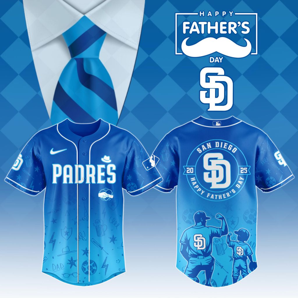 Premium MLB San Diego Padres Special Father’s Day Baseball Jersey - SDP0103