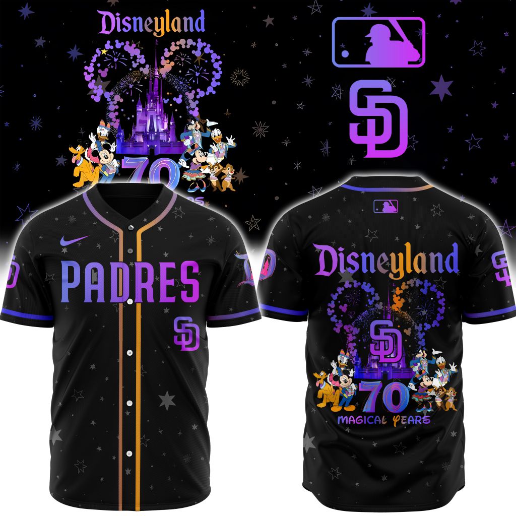 Premium MLB San Diego Padres X Disneyland 70 Magical Years Baseball Jersey - SDP0108