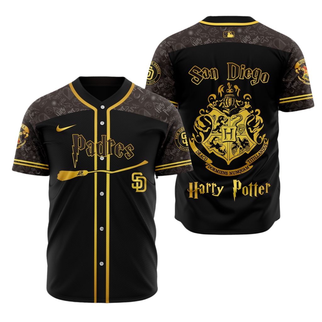 Premium MLB San Diego Padres X Harry Potter Baseball Jersey - SDP0113