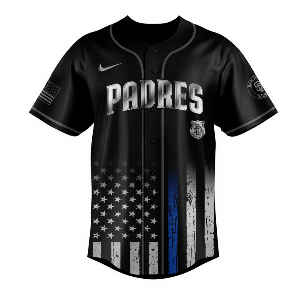 Premium MLB San Diego Padres Law Enforcement Appreciation Baseball Jersey - SDP071