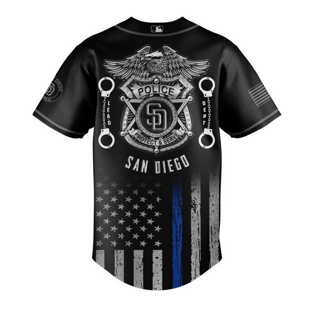 Premium MLB San Diego Padres Law Enforcement Appreciation Baseball Jersey - SDP071
