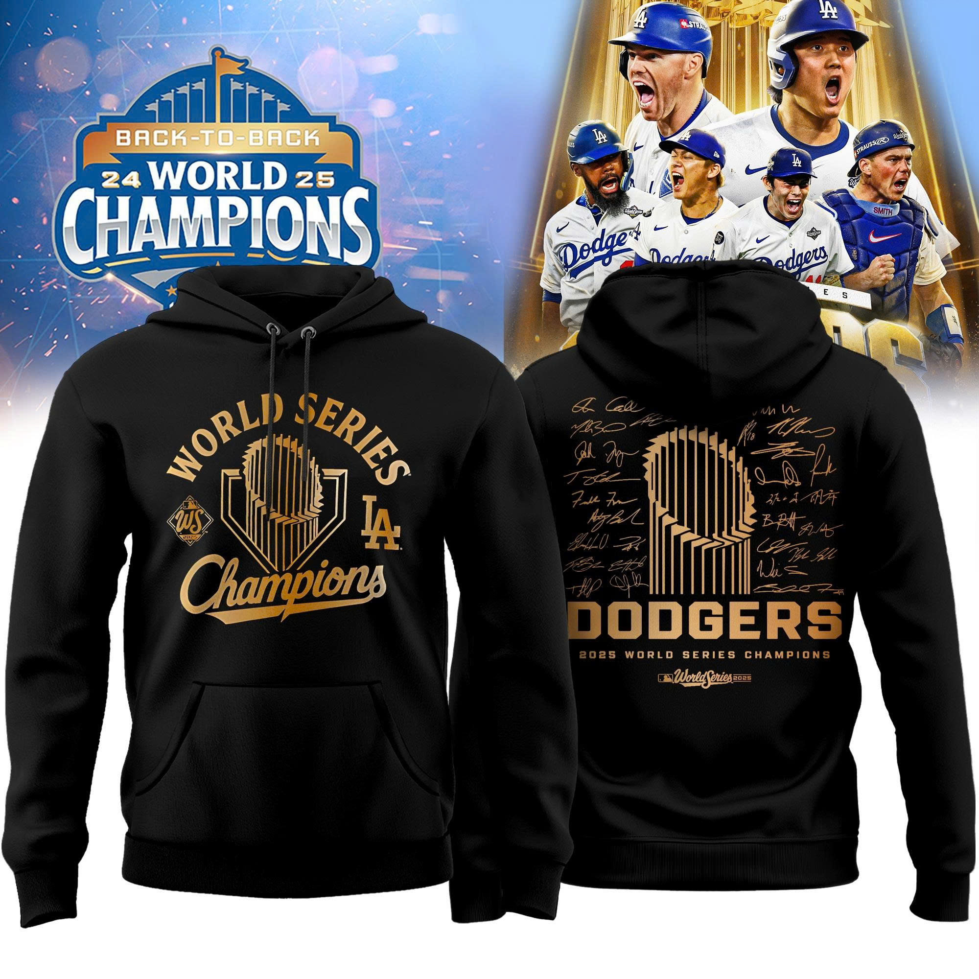 Los Angeles Dodgers 2025 World Series Champions - RP014