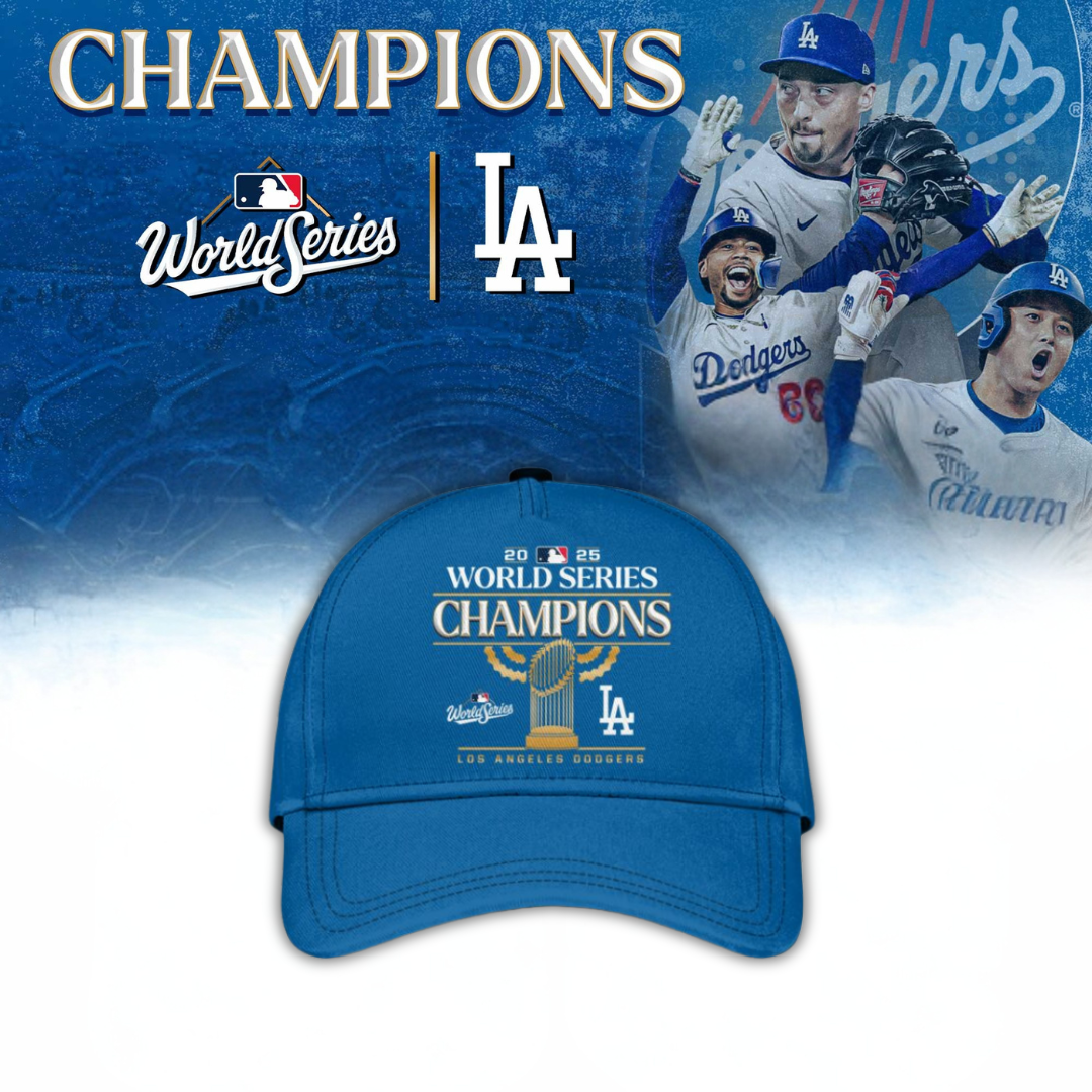 Los Angeles Dodgers 2025 World Series Champions Cap - RP009