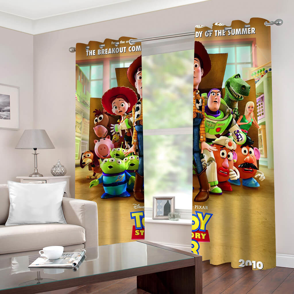 Radpick 2024 New 2 Panels Toy Story Curtains Window Drapes For Room Decoration 2 RP8523564