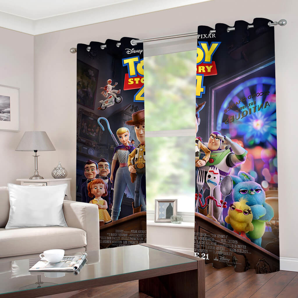 Radpick 2024 New 2 Panels Toy Story Curtains Window Drapes For Room Decoration 5 RP8523561