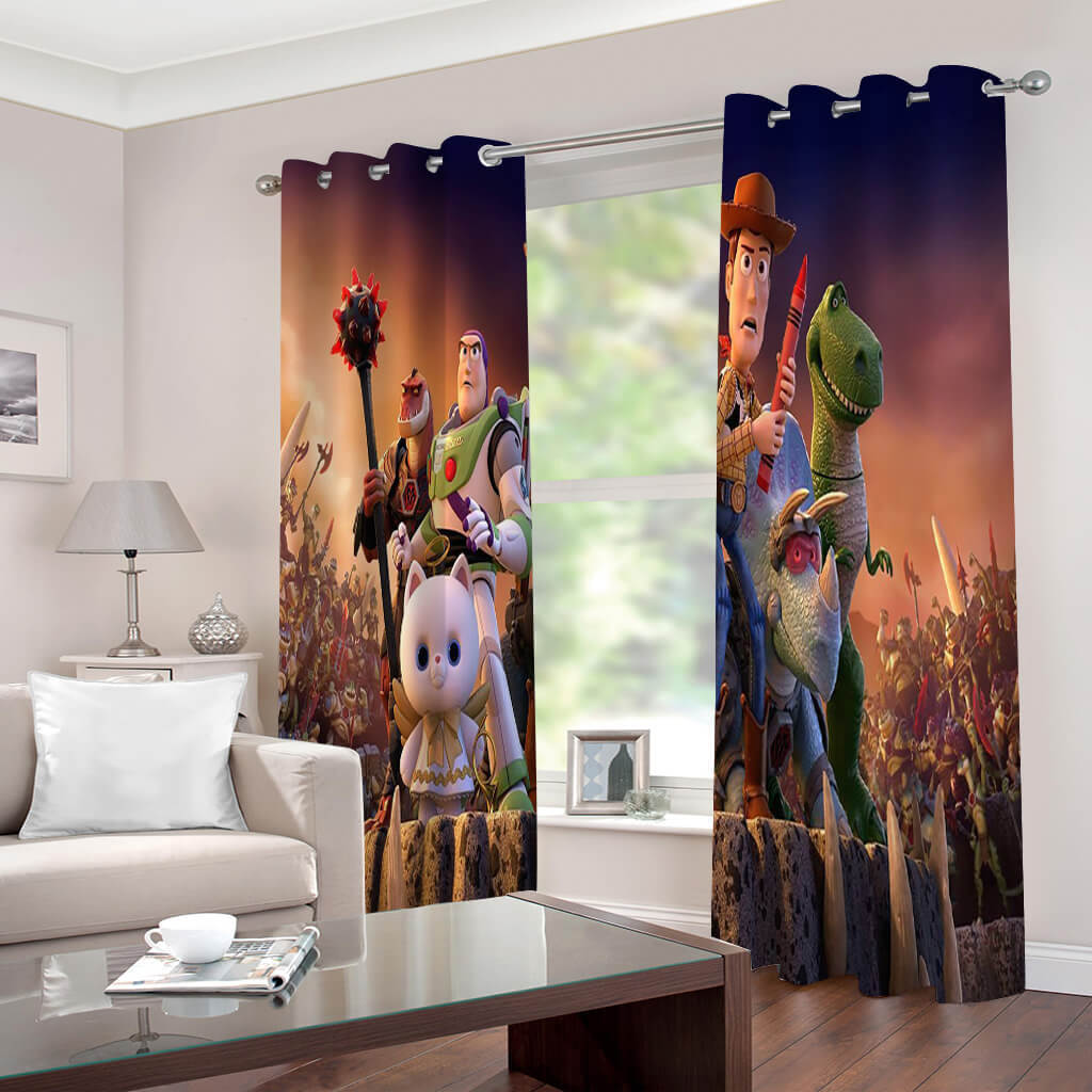 Radpick 2024 New 2 Panels Toy Story Curtains Window Drapes For Room Decoration 6 RP8523560