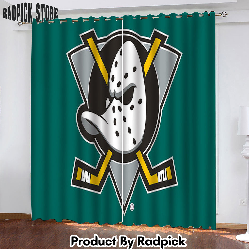 Radpick Anaheim Ducks Hockey League Curtain For Living Room Bedroom Window Treatment 2 RP8522454