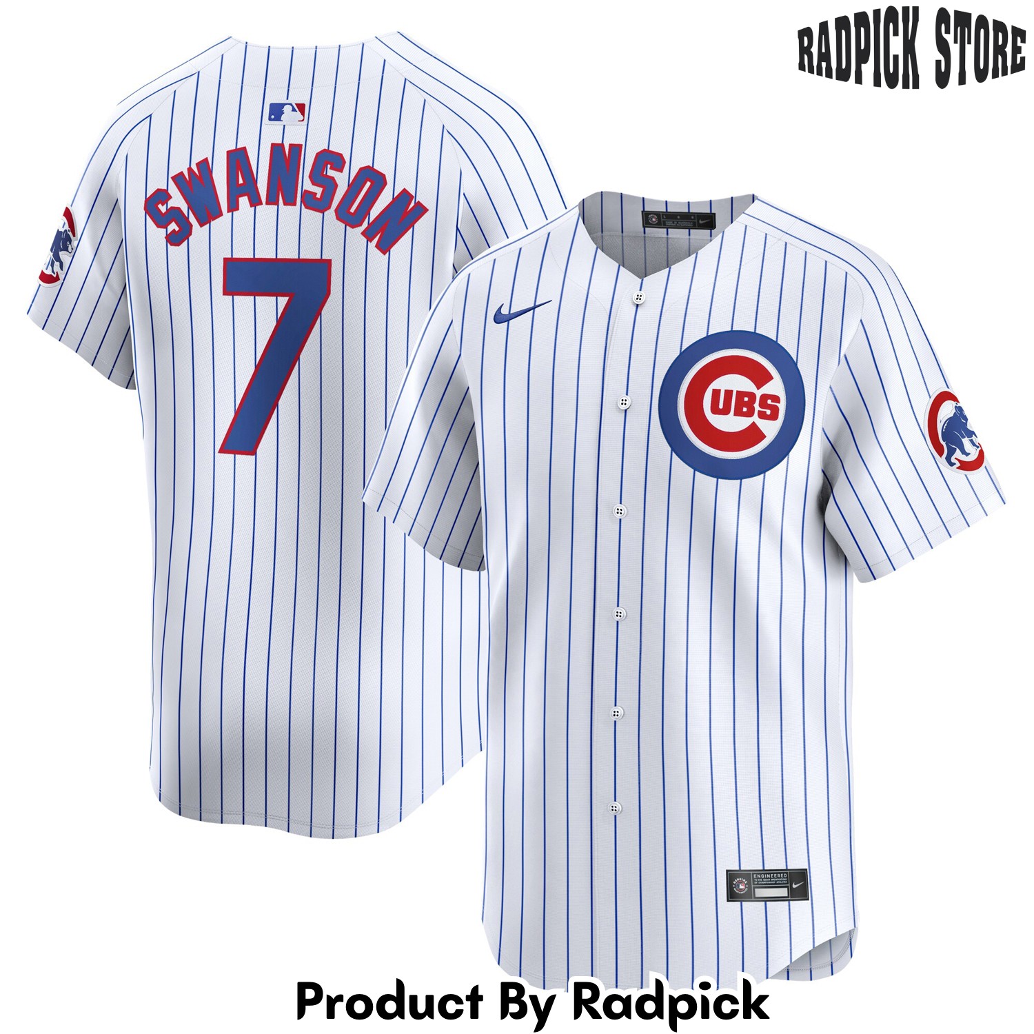  Chicago Cubs Dansby Swanson White Home Limited Player Baseball Jersey - RP4814528