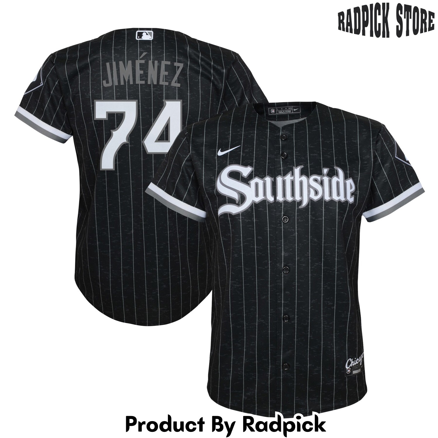  Chicago White Sox Eloy Jimenez Black City Connect Player Baseball Jersey - RP4816863