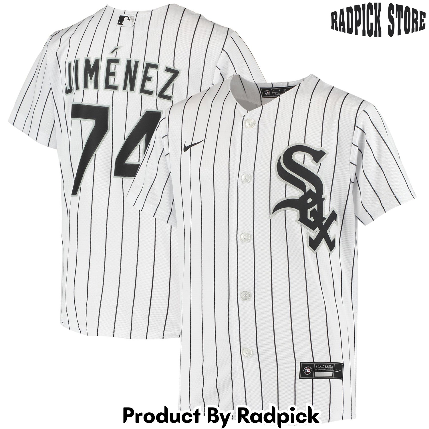  Chicago White Sox Eloy Jimenez White Alternate Player Baseball Jersey - RP4817056