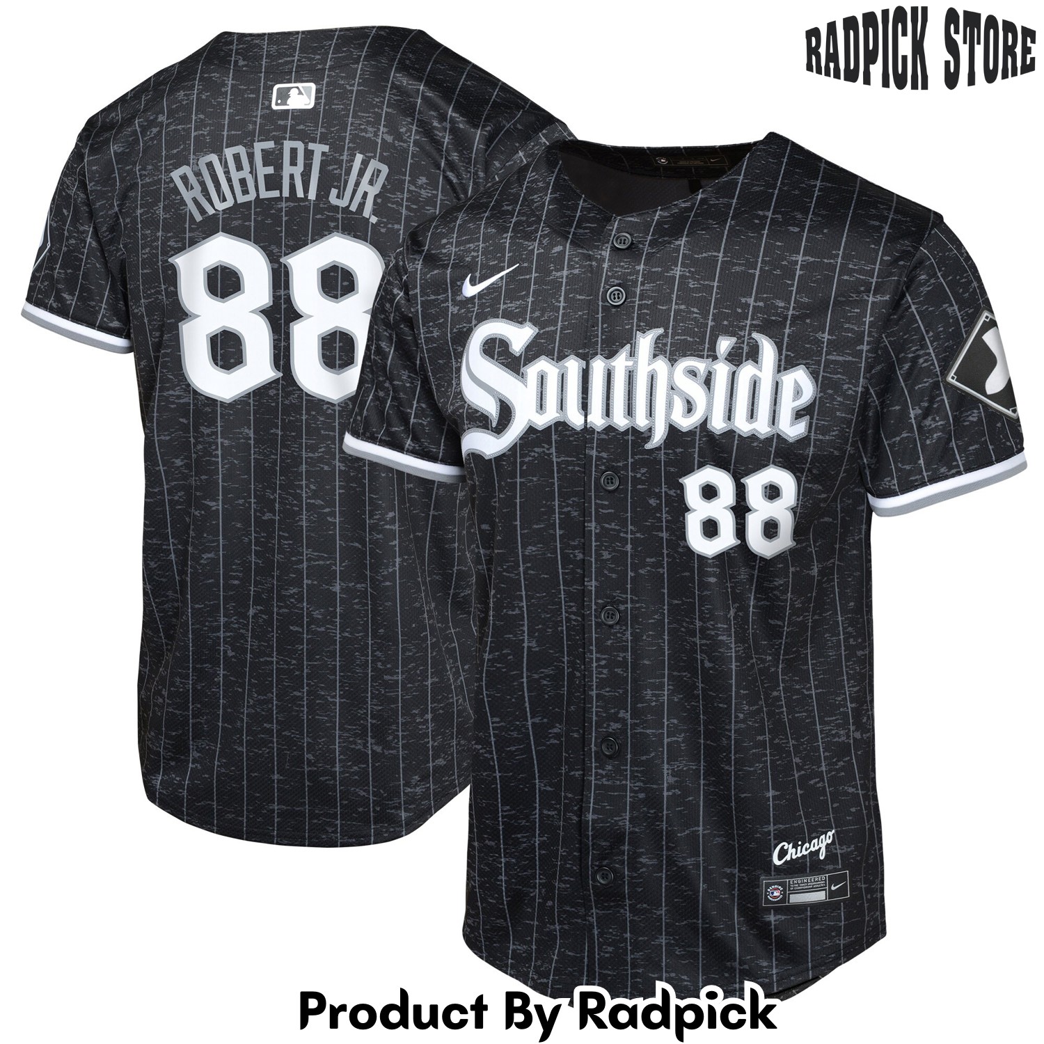  Chicago White Sox Luis Robert Jr. Black City Connect Limited Player Baseball Jersey - RP4817720