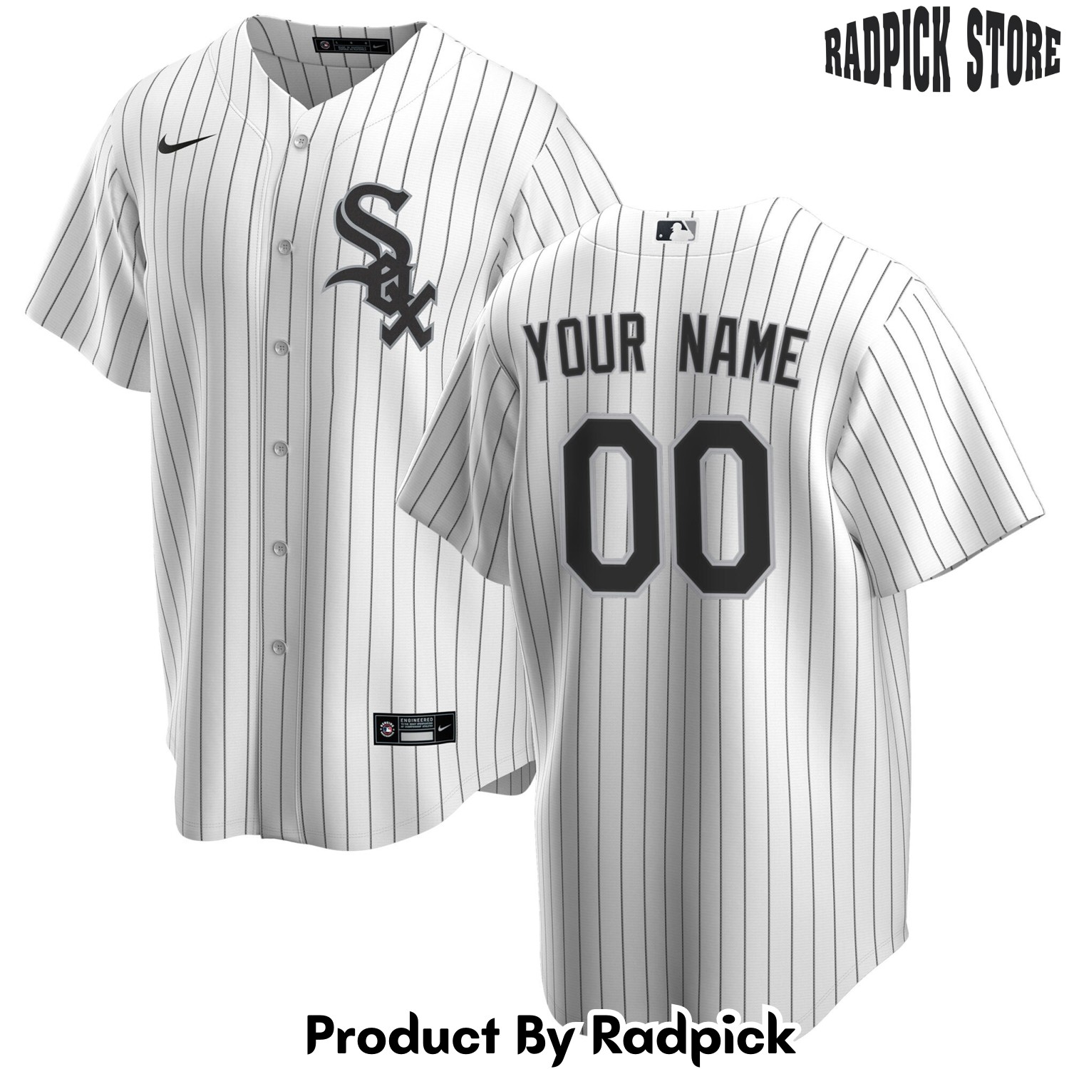  Chicago White Sox White Home Custom Baseball Jersey - RP4818391
