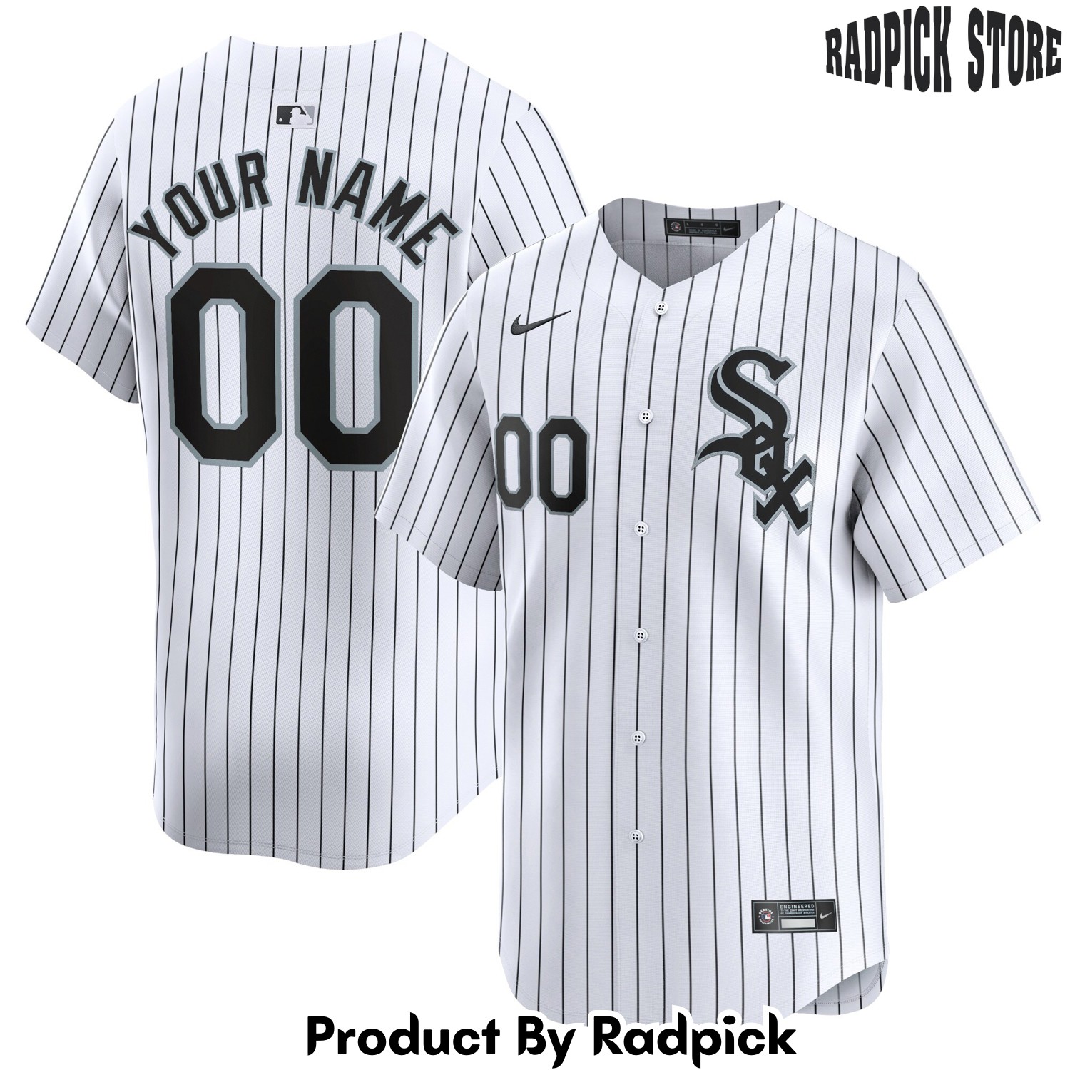  Chicago White Sox White Home Limited Custom Baseball Jersey - RP4818592