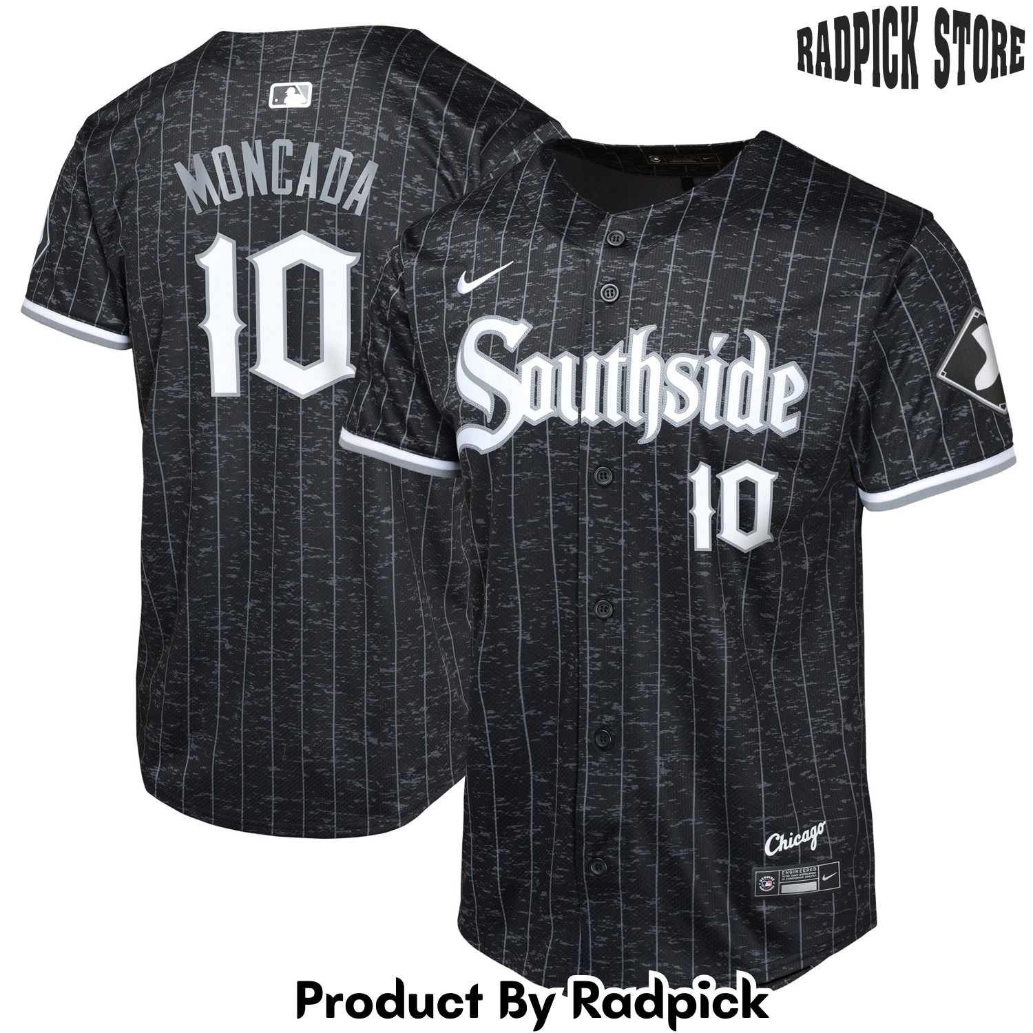  Chicago White Sox Yoan Moncada Black City Connect Limited Player Baseball Jersey - RP4819200