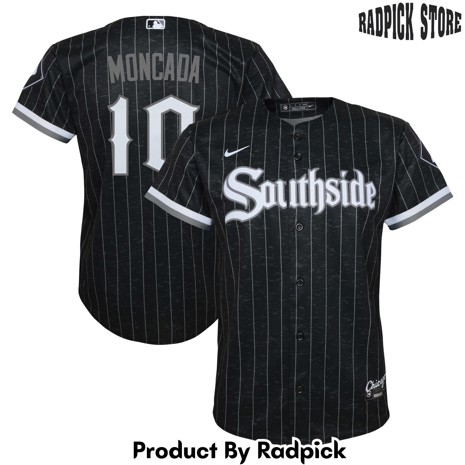  Chicago White Sox Yoan Moncada Black City Connect Player Baseball Jersey - RP4819423