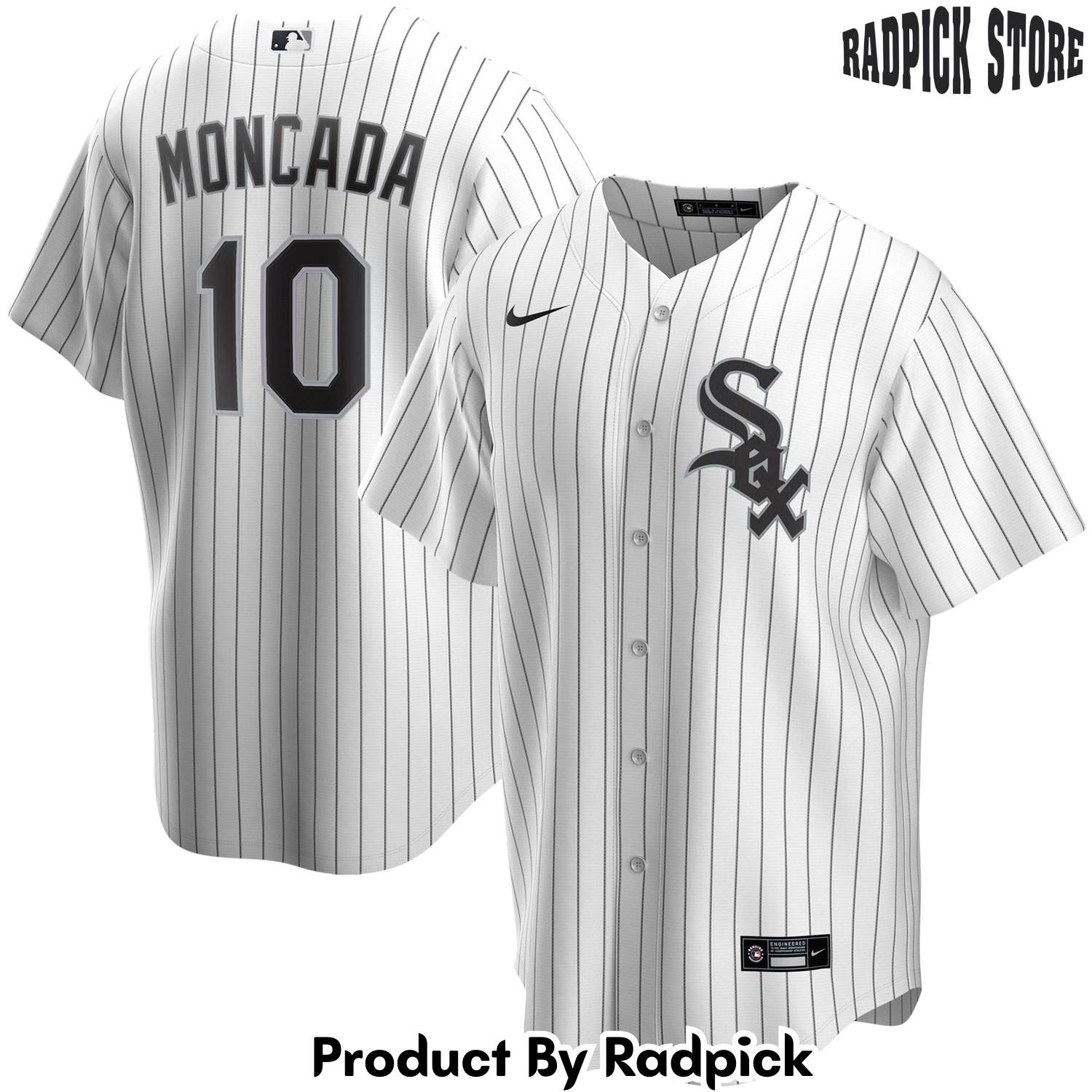  Chicago White Sox Yoan Moncada White Alternate Player Baseball Jersey - RP4819615