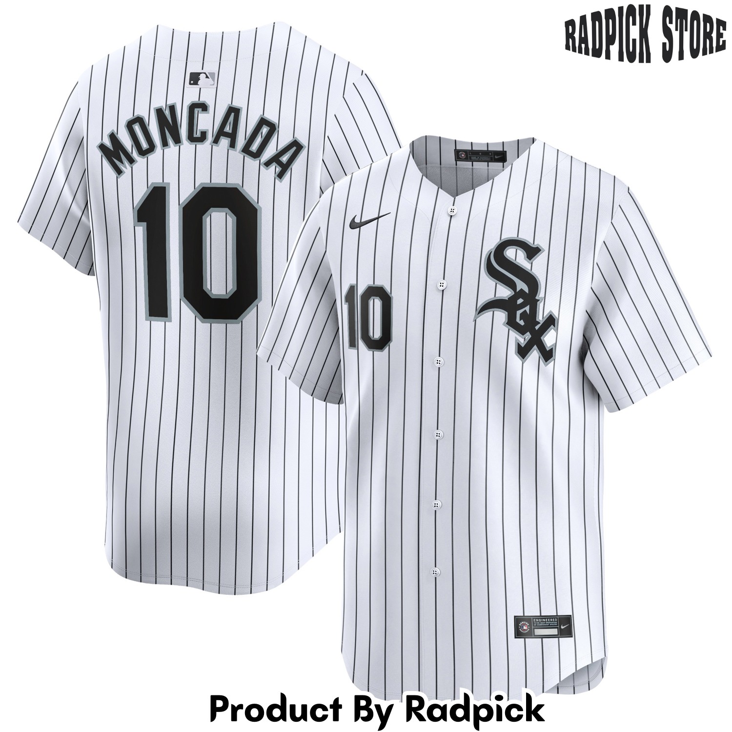  Chicago White Sox Yoan Moncada White Home Limited Player Baseball Jersey - RP4819798