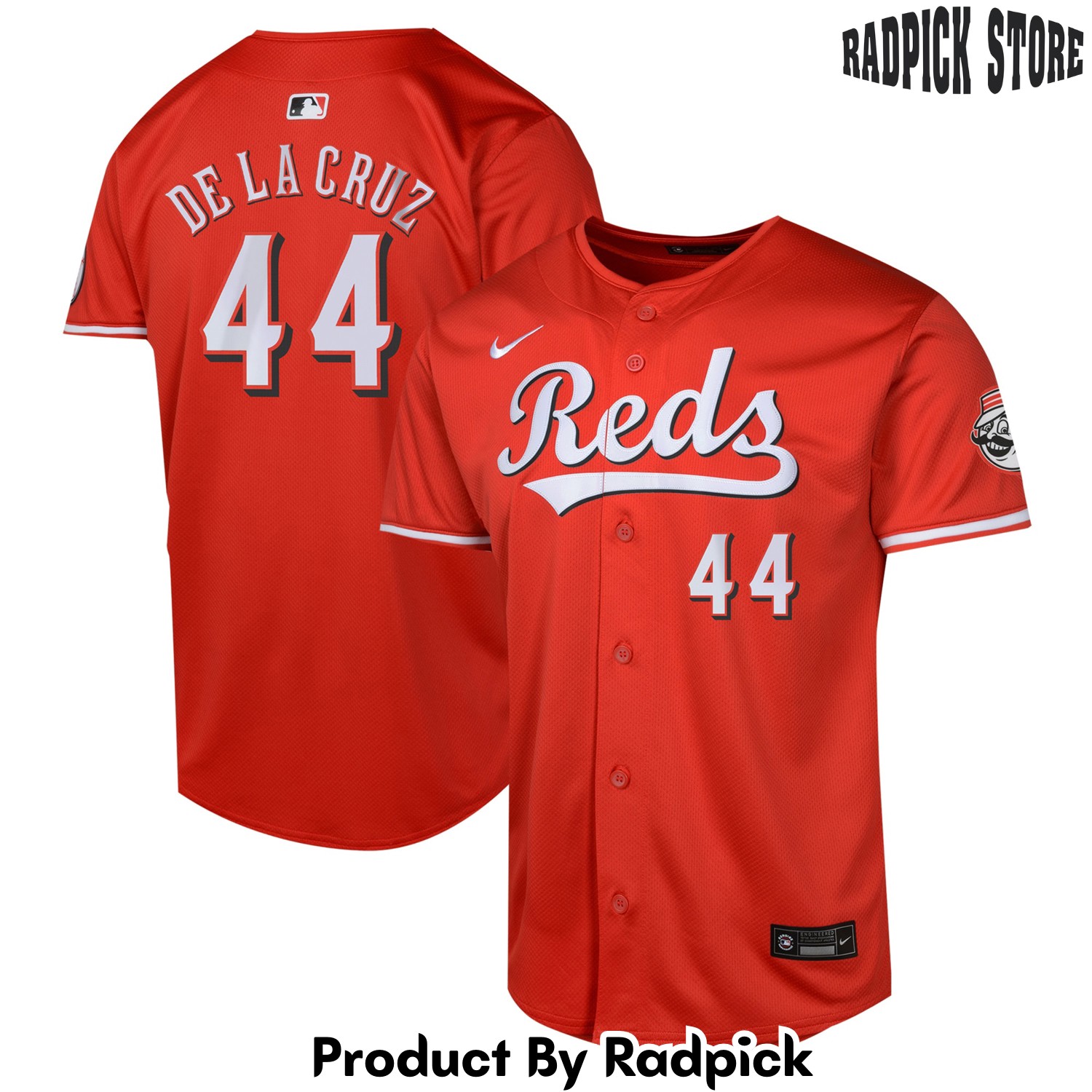  Cincinnati Reds Elly De La Cruz Red Alternate Limited Player Baseball Jersey - RP4820236