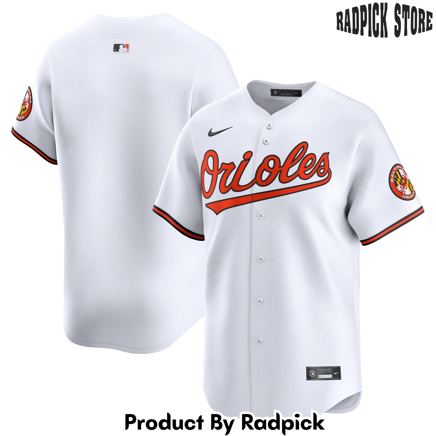  Baltimore Orioles White Home Limited Baseball Jersey - RP4810740