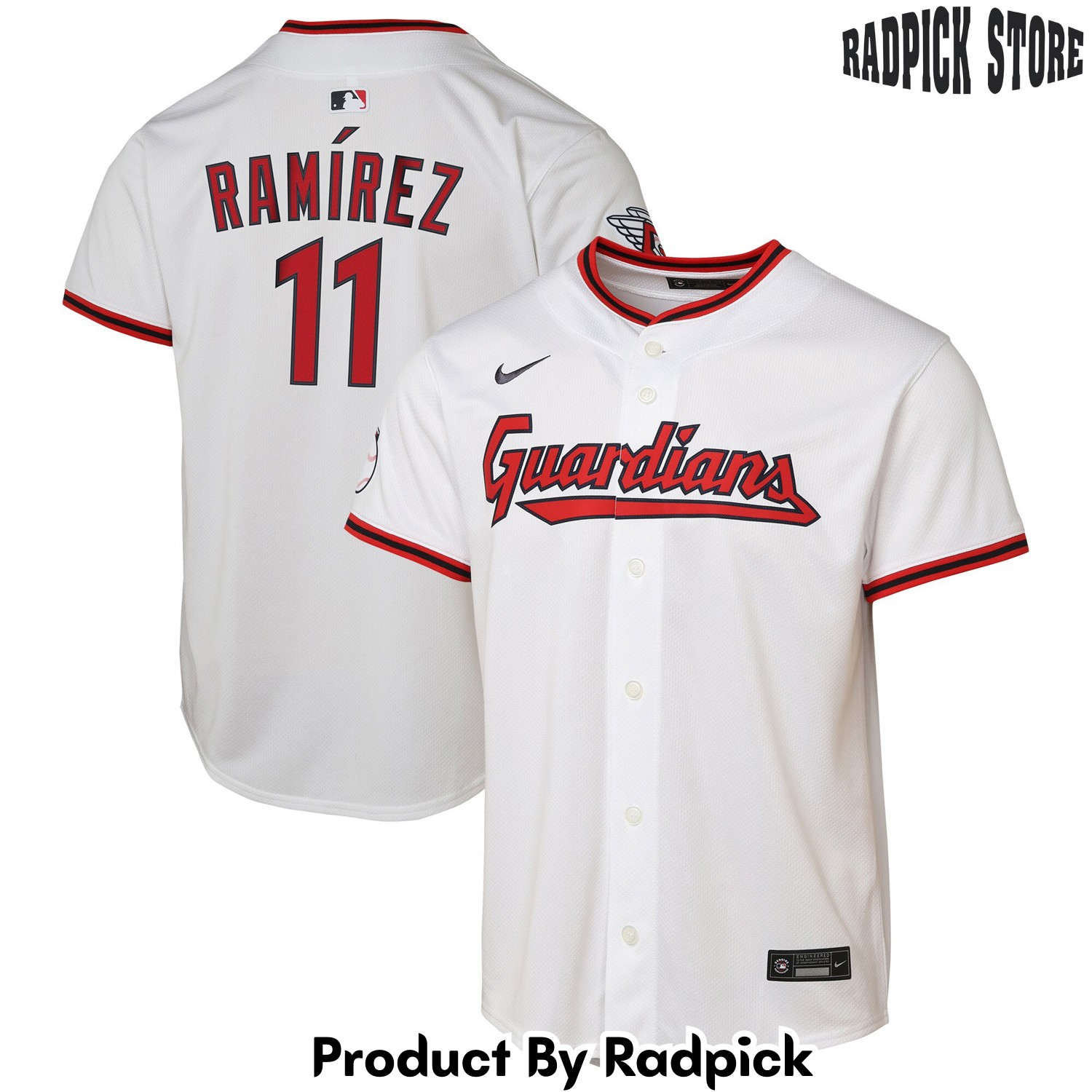 Cleveland Guardians Jose Ramirez White Limited Player Baseball Jersey - RP4822048