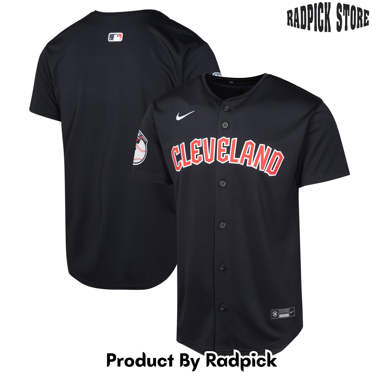  Cleveland Guardians Navy Alternate Limited Baseball Jersey - RP4822255