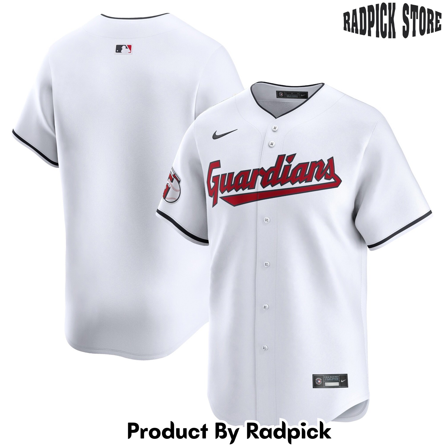  Cleveland Guardians White Home Limited Baseball Jersey - RP4822870