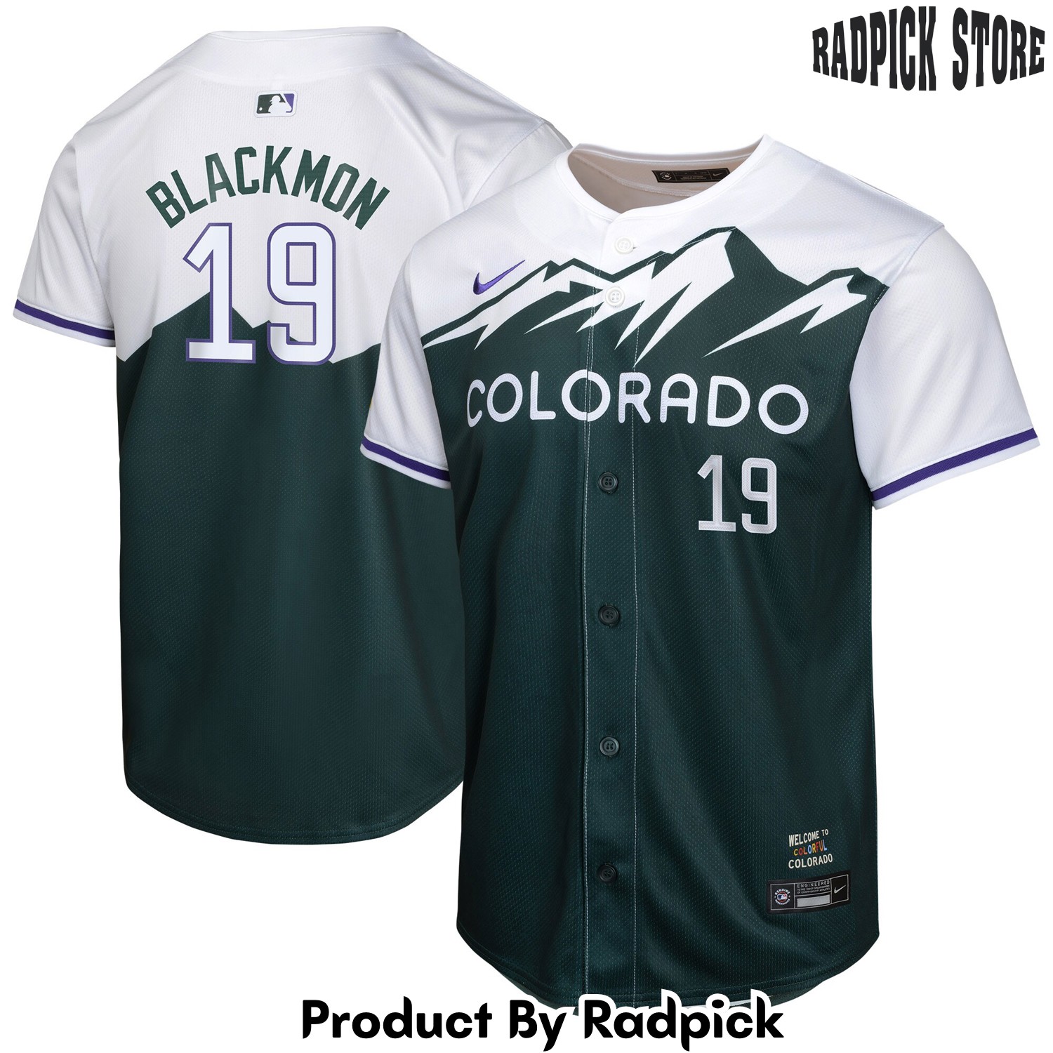  Colorado Rockies Charlie Blackmon Green City Connect Limited Player Baseball Jersey - RP4823286