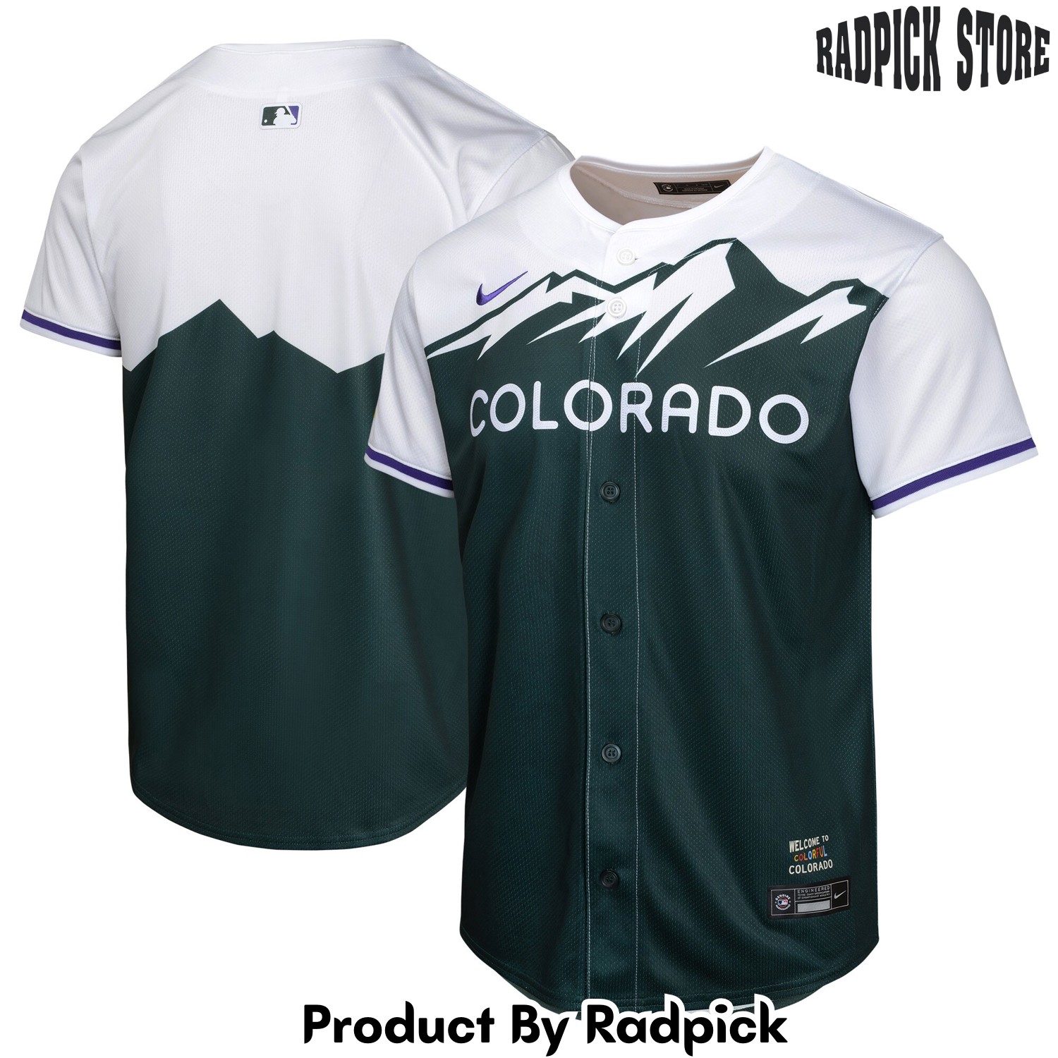  Colorado Rockies Green City Connect Limited Baseball Jersey - RP4823724