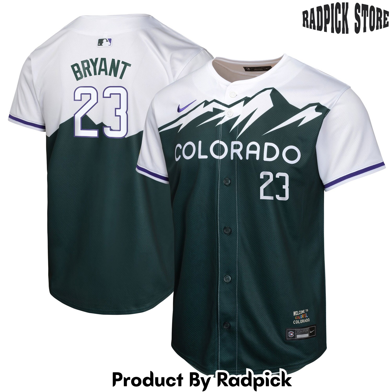  Colorado Rockies Kris Bryant Green City Connect Limited Player Baseball Jersey - RP4823929