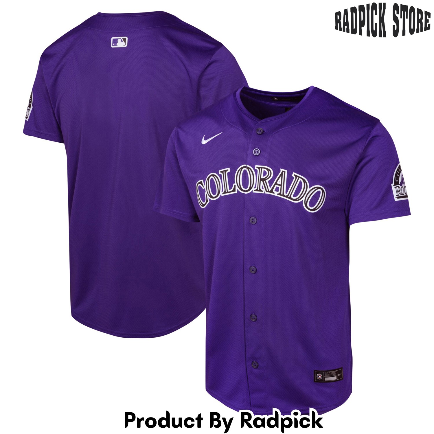  Colorado Rockies Purple Alternate Limited Baseball Jersey - RP4825020