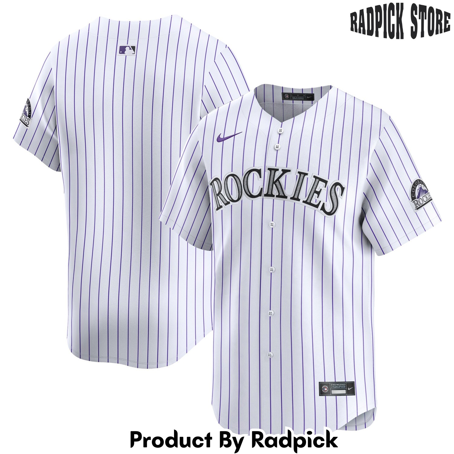  Colorado Rockies White Home Limited Baseball Jersey - RP4825847