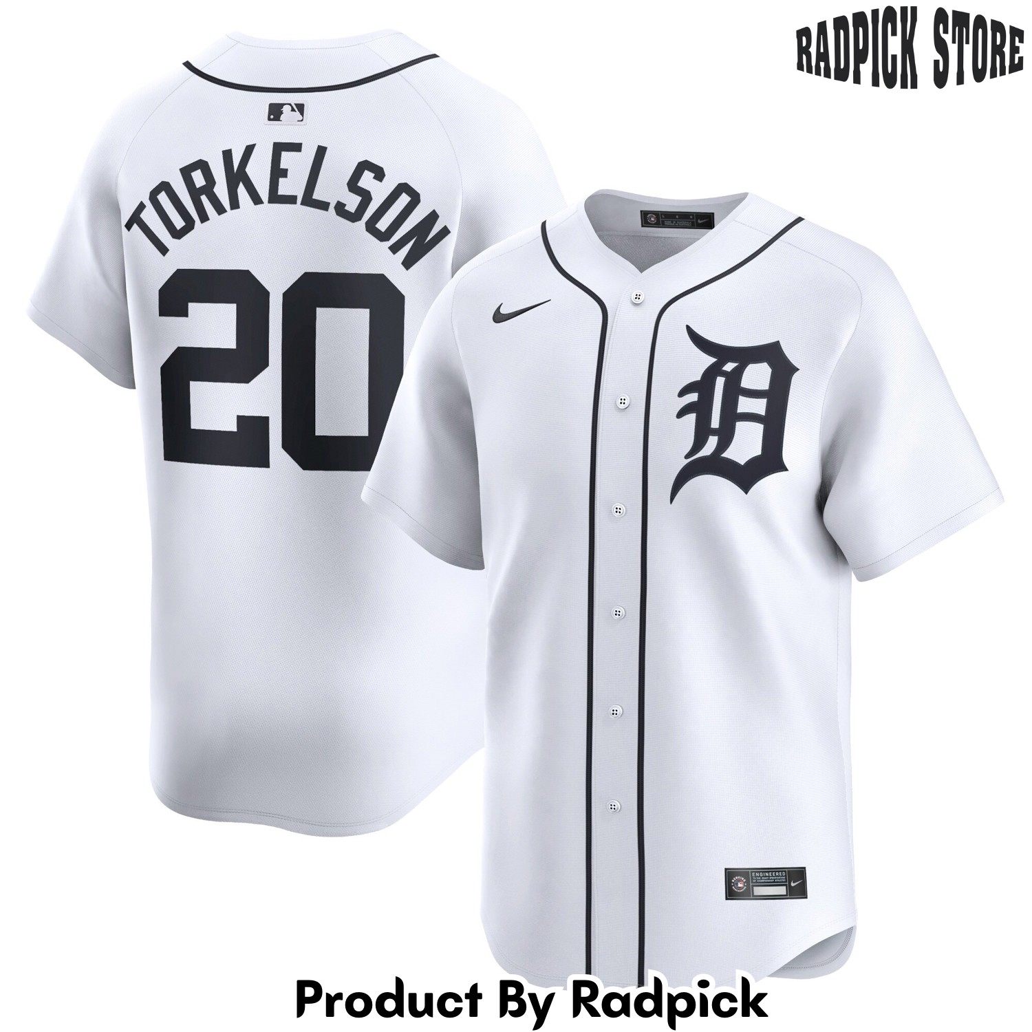  Detroit Tigers Spencer Torkelson White Home Limited Player Baseball Jersey - RP4827346