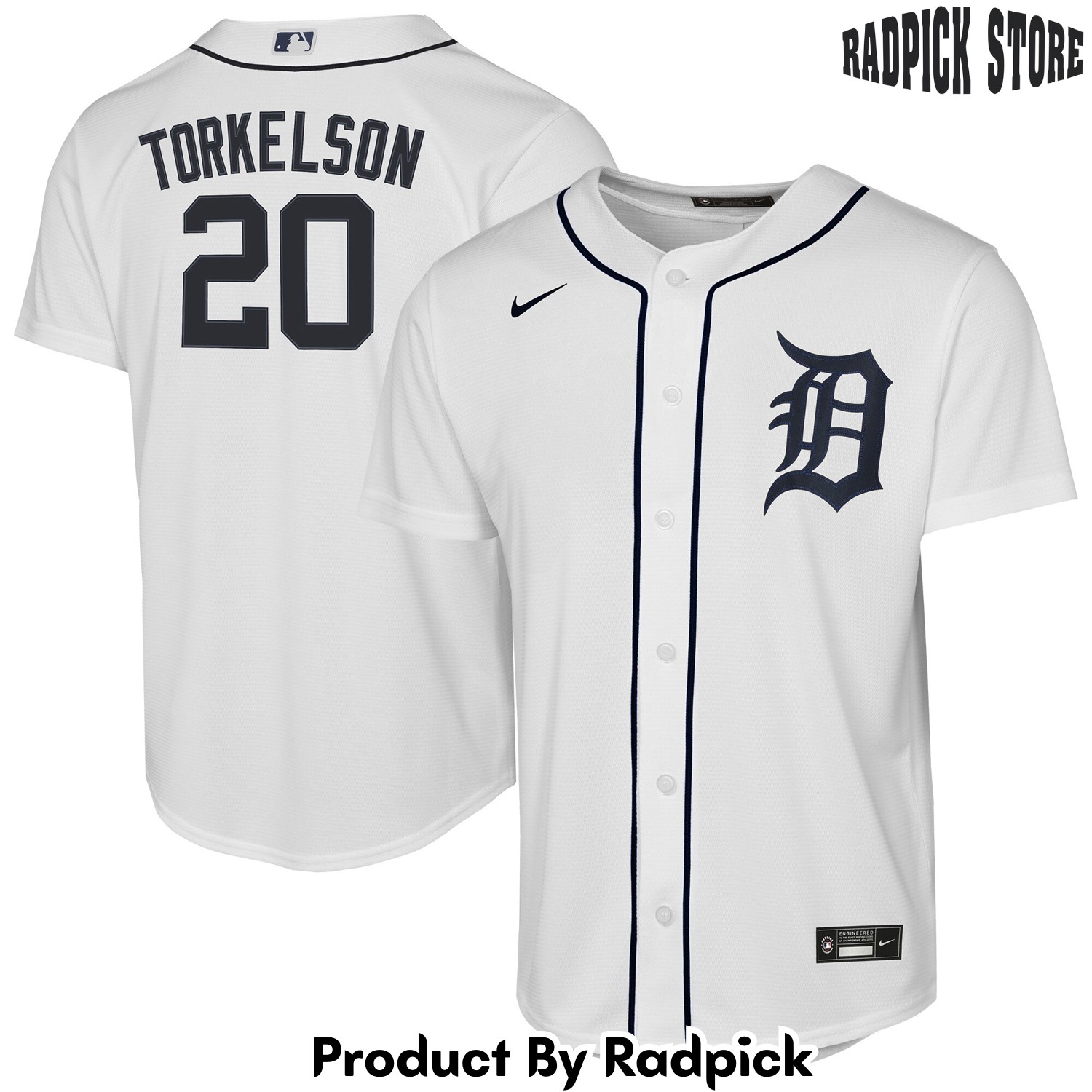  Detroit Tigers Spencer Torkelson White Home Player Baseball Jersey - RP4827559