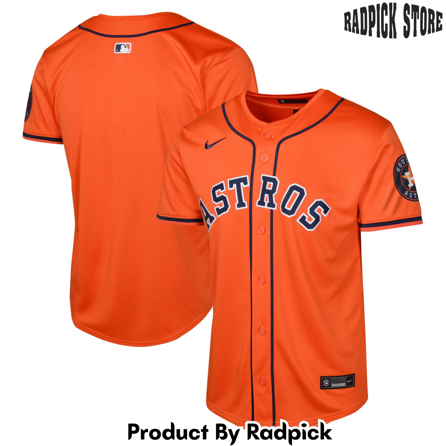  Houston Astros Orange Alternate Limited Baseball Jersey - RP4829812