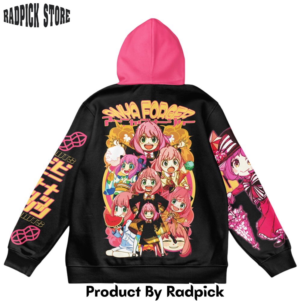 Anya Forger V2 Spy x Family Streetwear Hoodie - RP0041428