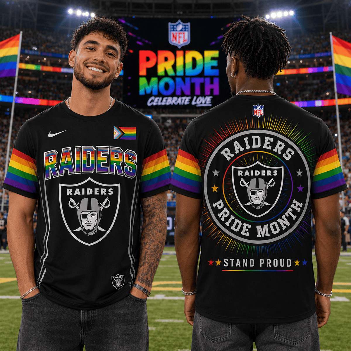 NFL Happy Pride Month T-Shirt Gift For Fans Limited Edition - RP0005