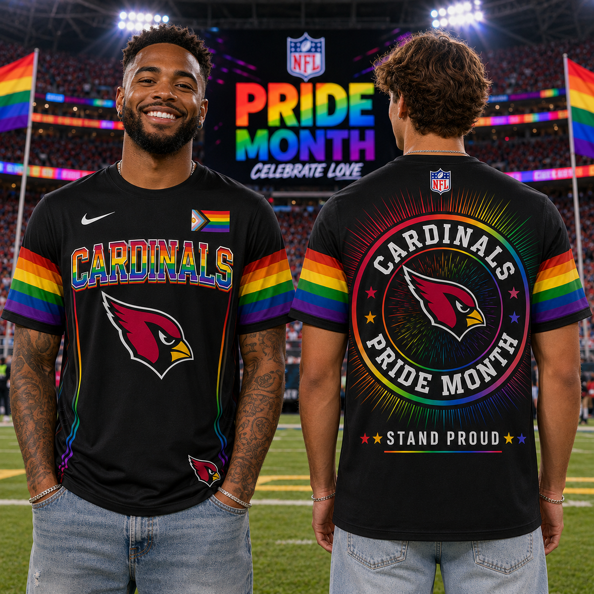 NFL Happy Pride Month T-Shirt Gift For Fans Limited Edition - RP00022