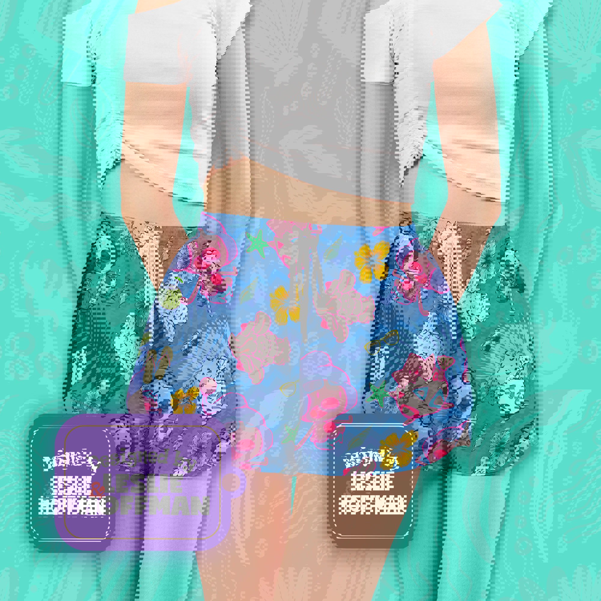 Mime Jr Summer Fairy Pokemon Shorts