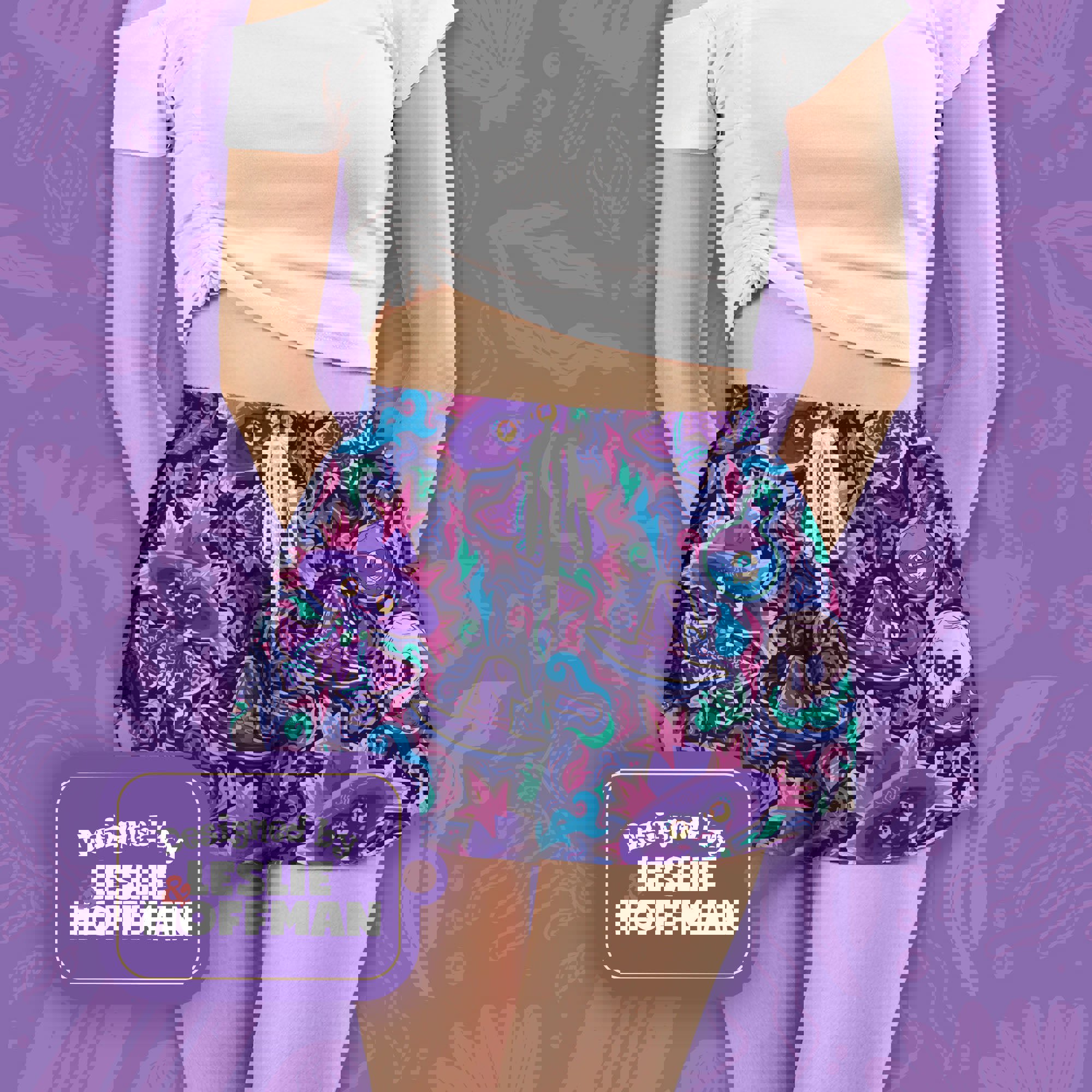 Mismagius Halloween Ghost Pokemon Shorts