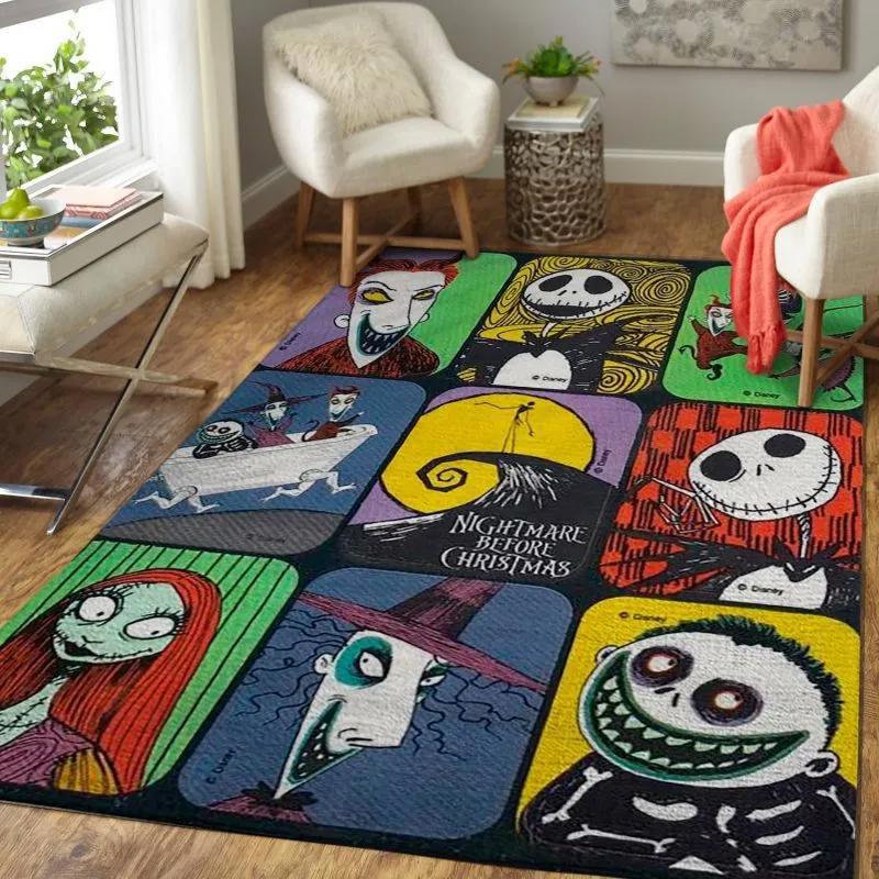 Nightmare before christmas living room rugs