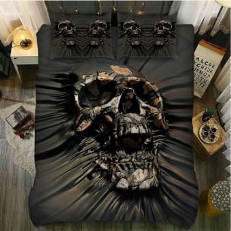 Horror skulls bedding set