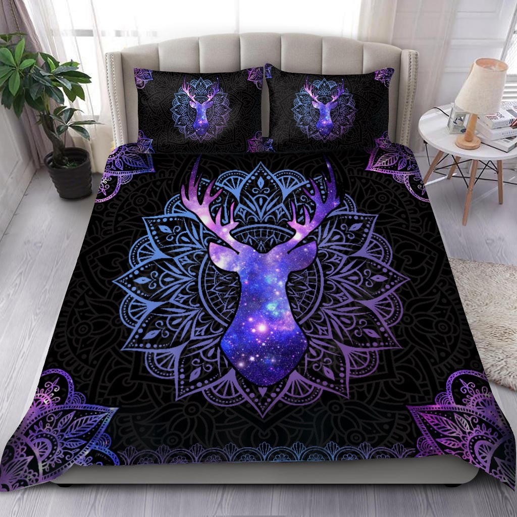Mandala deer bedding set