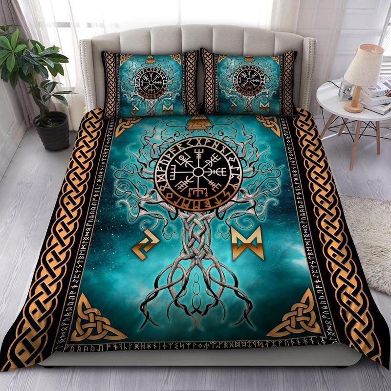 Viking bedding set celtic tree of life