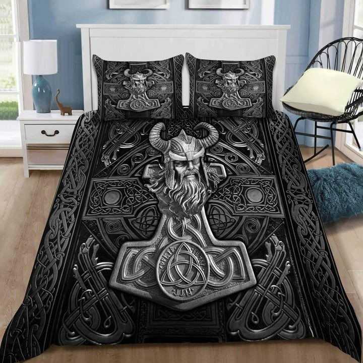 Odin tattoo viking bedding set