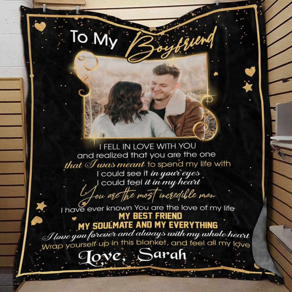 Personalized to my boyfriend blanket my best friend my soulmate and my everything