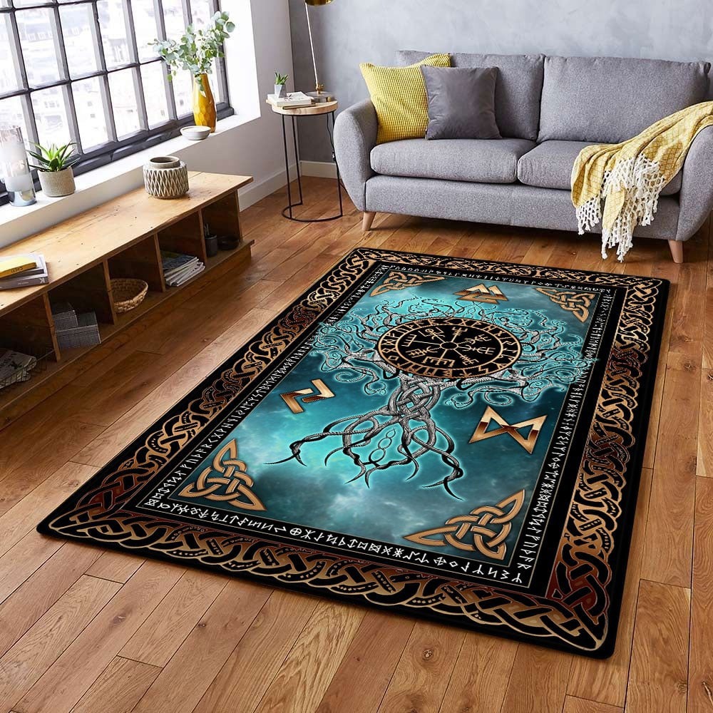 Viking rug celtic tree of life rug